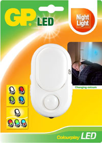 gp led colourplay bewegings of lichtsensor