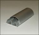 halfrond 50 x 27mm (bxh): lengte 200cm  