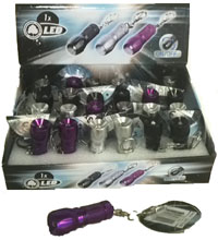 DISPLAY LED sleutelhangers 24x  