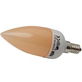 kaarslamp 22 led flame 1w/20w e14