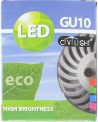 gu10 high power 3led 4,5w ww