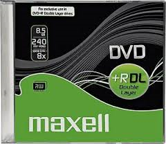 maxell dvd+r dual layer 8.5g