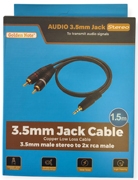 3.5mm cinchkabel 1.50 mtr.