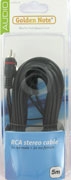 cinch verlengkabel stereo 5.00 mtr.