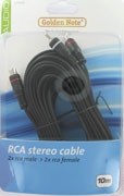 cinch verlengkabel stereo 10.00 mtr.