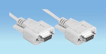 nul modem9 pol. sub-D female > 9 pol. sub-D female  1.80m.