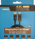 Displayport HDMI kabel 2.00 mtr.