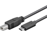 USB 2.0 B-steker > USB 3.1-C 1.80 mtr.  