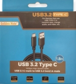 USB 3.2 kabel type USB C 