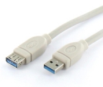 USB3.0 A-steker > A-contra 1.80 mtr. 