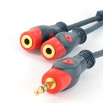 Masterline 3.5mm Y-kabel 0.20 mtr. 