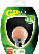 gp led kogel 4w e27 (25w) extra warm licht