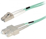 Duplex fiber optic netwerkkabel OM4 LC-SC 20.00 mtr.