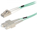 Duplex fiber optic netwerkkabel OM4 LC-SC 2.00 mtr