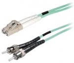 Duplex fiber optic netwerkkabel OM4 LC-ST 10.00 mtr.