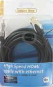 High Speed HDMI met ethernet 5.00 mtr.