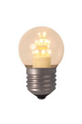 Calex LED kogel sfeerlamp 0,9W E27 2100K
