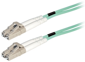Duplex fiber optic netwerkkabel OM4 LC-LC 0.50 mtr.