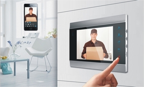 7 inch IP video monitor met een camera deurbel 2 draads