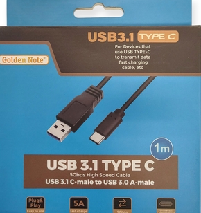USB 3.1 kabel type USB C