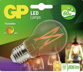 gp led Classic FlameDim 7w e27 (60w)