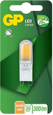 gp led G9 capsule 2,8w (28w) WW Dimbaar