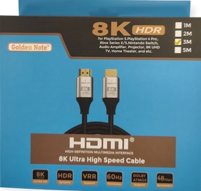 High Speed HDMI kabel 2.1 8K met ethernet 2.00 mtr. 