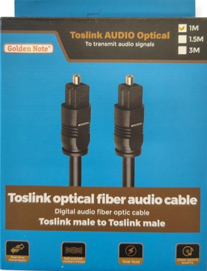 Toslinkkabel 1.00 mtr.