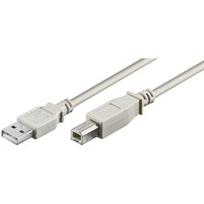USB 2.0  A-steker > B-steker 1.00 mtr.