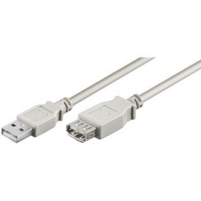 USB2.0 A-steker > A-contra 1.00 mtr.
