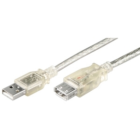 USB2.0 A-steker > A-contra 1.80 mtr.