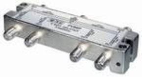 F-splitter 5-2450 MHz; voor SAT; 6-voudig