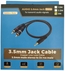 3.5mm cinchkabel 5.00 mtr.