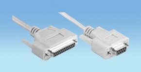 nul modem 25 pol. sub-D female > 9 polige sub-D female 1.80m