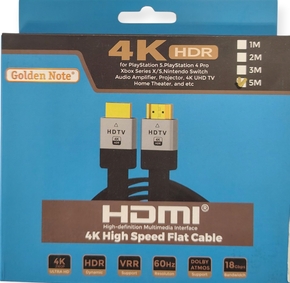 High Speed HDMI met ethernet 5.00 mtr.
