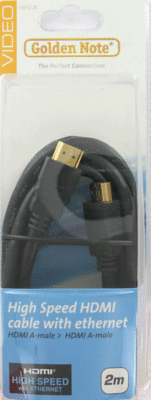 high speed hdmi kabel met ethernet 2.00mtr.